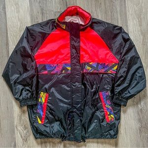 Women's Ispo Colour Block Full Zip Retro Windbreaker